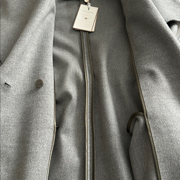Ted Baker Gray Belted Coat - Picture 7 of 7